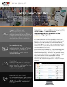 Mi9 e-Commerce D2C Fiche Produit