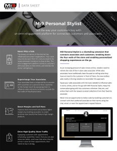 Personal Stylist - Data Sheet