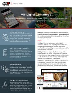 Mi9 Digital Commerce - Data Sheet